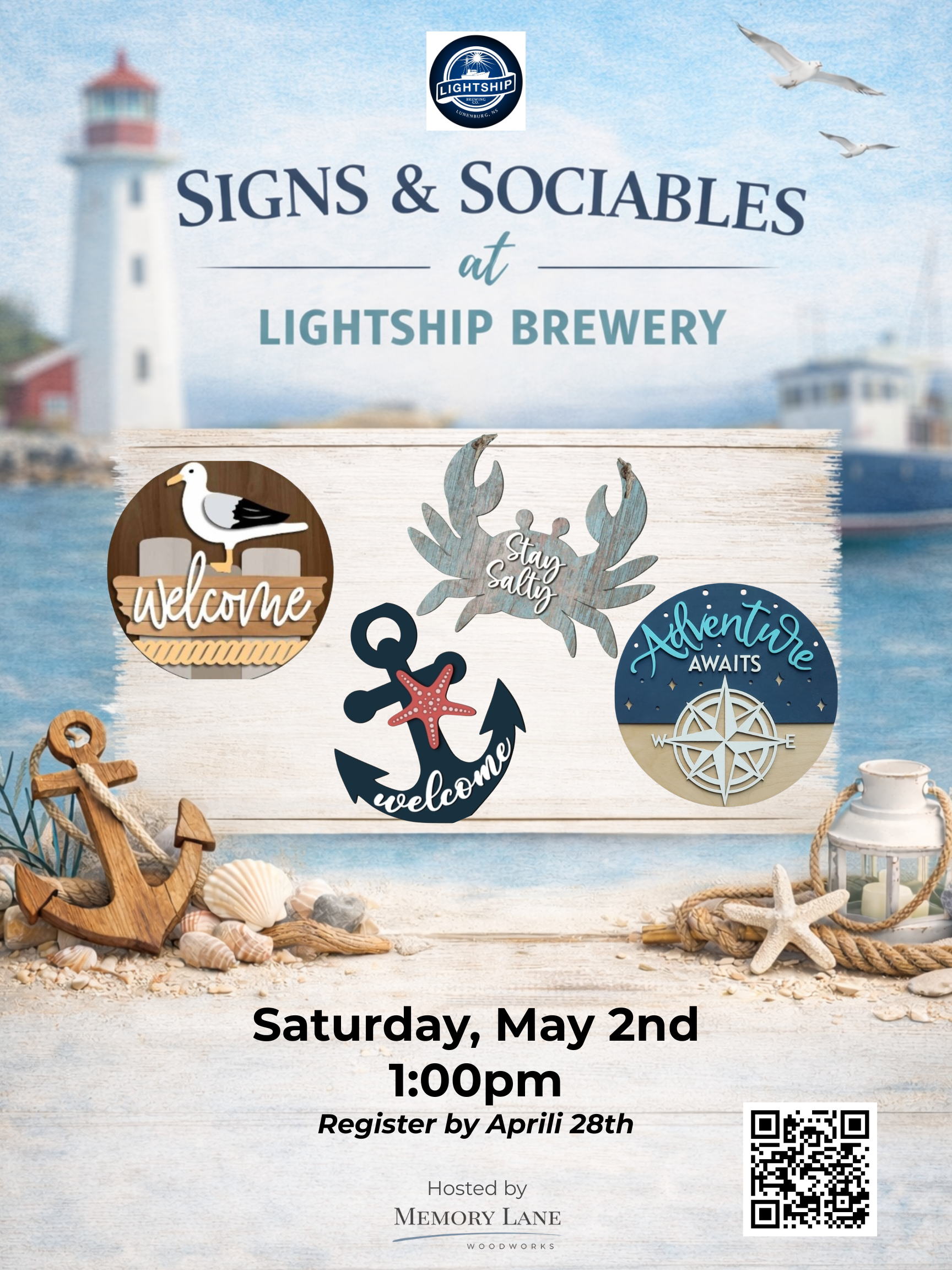 Signs & Sociables at Lightship Brewery