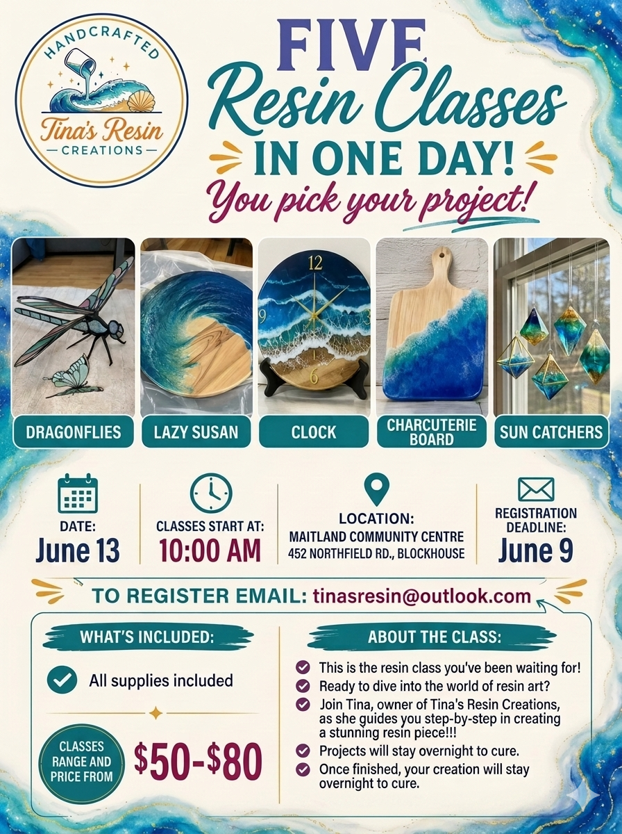 Resin art classes