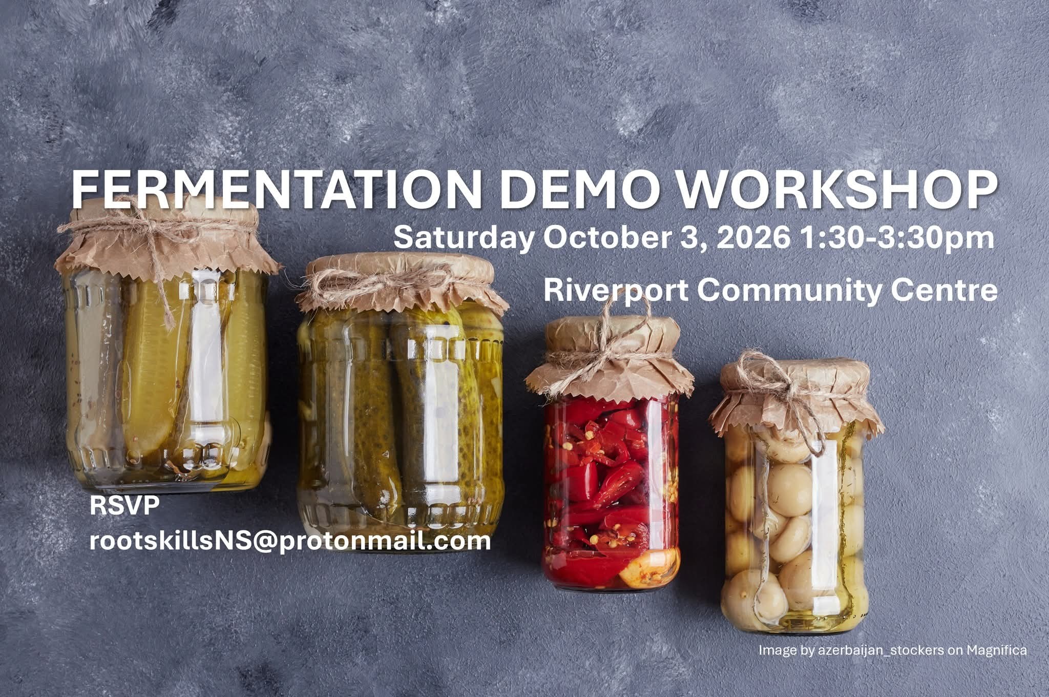 Free Fermentation Demo Workshop (registration required)