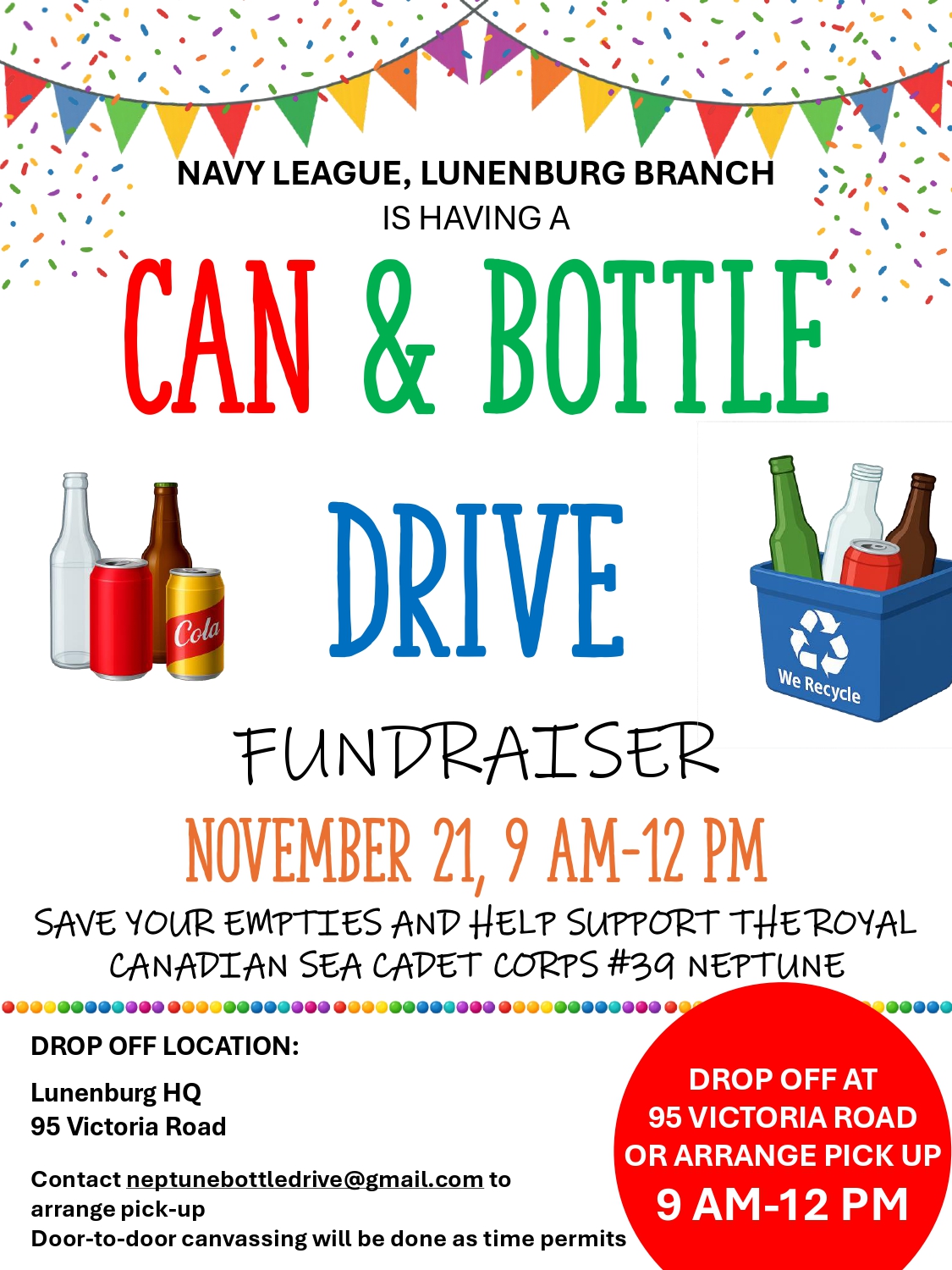 Community Bottle Drive